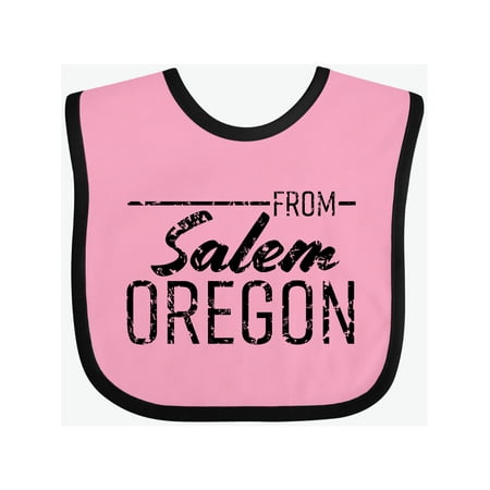 Inktastic From Salem Oregon in Black Distressed Text Gift Baby Boy or Baby Girl Bib
Inktastic From Salem Oregon in Black Distressed Text Gift Baby Boy or Baby Girl Bib