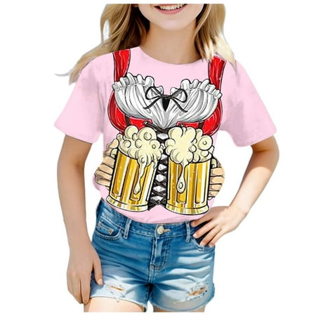 Girls Fashion Festival Printed Round Neck Short Sleeve Casual T Shirt Top T Shirts for Girls
Girls Fashion Festival Printed Round Neck Short Sleeve Casual T Shirt Top T Shirts for Girls
