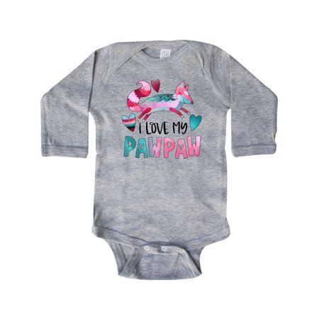 Inktastic I Love My Pawpaw Pink and Blue Fox with Hearts Gift Baby Boy or Baby Girl Long Sleeve Bodysuit
Inktastic I Love My Pawpaw Pink and Blue Fox with Hearts Gift Baby Boy or Baby Girl Long Sleeve Bodysuit