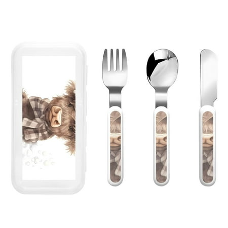 Bingfone C Print Toddler Utensils Kids Silverware 3pcs Safety Stainless Steel Toddler Fork Spoon Knife Set Children Flatware Set 
Bingfone C Print Toddler Utensils Kids Silverware 3pcs Safety Stainless Steel Toddler Fork Spoon Knife Set Children Flatware Set