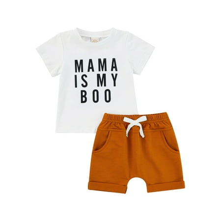 Bagilaanoe 2PCS Baby Boys Summer Outfit Sets Letter Print O-Neck Short Sleeve T-Shirt Tops + Shorts for 0-24 Months
Bagilaanoe 2PCS Baby Boys Summer Outfit Sets Letter Print O-Neck Short Sleeve T-Shirt Tops + Shorts for 0-24 Months