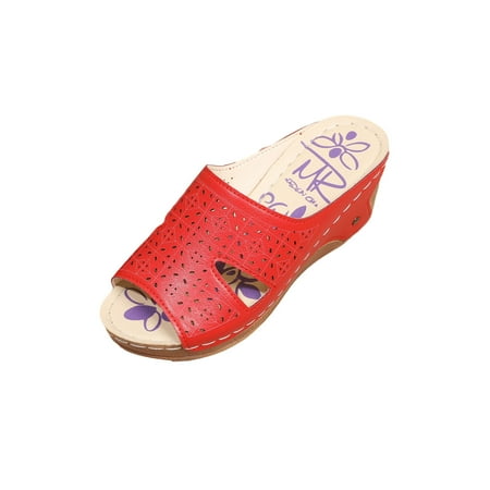 Womens Wedge Heel Sandals Stitching Hollow Sleeve Mid-heel Thick-soled Casual Fish Mouth Slippers Open Toe Slide Sandals Comfortable Flats Flip-Flops Casual Platforms Heeled Wedge Sandals A72
Womens Wedge Heel Sandals Stitching Hollow Sleeve Mid-heel Thick-soled Casual Fish Mouth Slippers Open Toe Slide Sandals Comfortable Flats Flip-Flops Casual Platforms Heeled Wedge Sandals A72