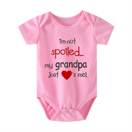 Summer Savings Clearance! Stamzod 0-24Months Summer 2022 Baby Bodysuits Fashion Romper Baby Boys Girls Cute Letter Print Short Sleeve Romper Jumpsuit Kawaii Clothes Overalls
Summer Savings Clearance! Stamzod 0-24Months Summer 2022 Baby Bodysuits Fashion Romper Baby Boys Girls Cute Letter Print Short Sleeve Romper Jumpsuit Kawaii Clothes Overalls