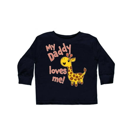 Inktastic My Daddy Loves me- cute giraffe Gift Toddler Boy or Toddler Girl Long Sleeve T-Shirt 
Inktastic My Daddy Loves me- cute giraffe Gift Toddler Boy or Toddler Girl Long Sleeve T-Shirt