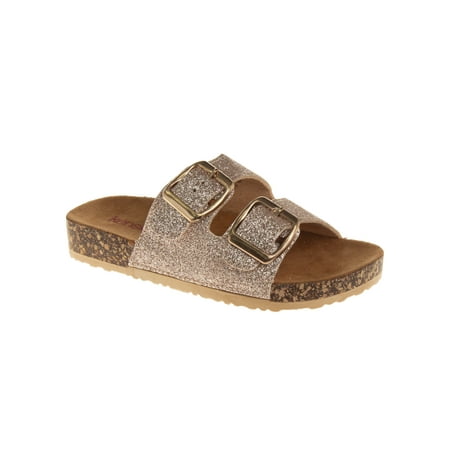 Kensie Youth Girl Glitter Slide Sandal Sizes 11-4