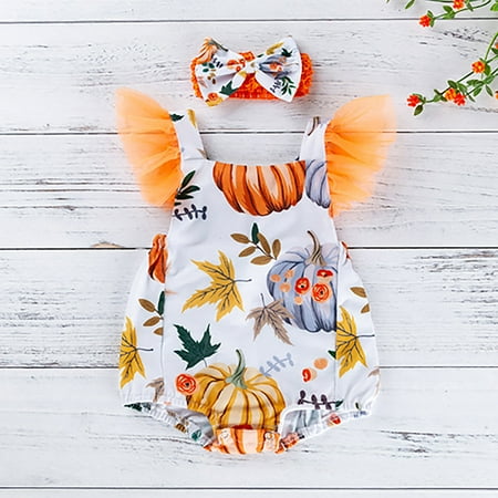 Halloween Baby Clothes Size 0-3 Months Ruched Pumpkin Baby Toddler Print Bodysuit Girls Kids Romper Outfits Girls Romper&Jumpsuit
Halloween Baby Clothes Size 0-3 Months Ruched Pumpkin Baby Toddler Print Bodysuit Girls Kids Romper Outfits Girls Romper&Jumpsuit