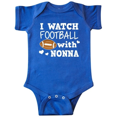 Inktastic I Watch Football with My Nonna Gift Baby Boy Bodysuit
