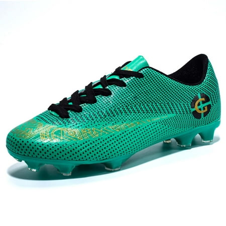 Mens Soccer Cleats Youth Boys Girls Athletic Turf Football Shoes Competition Training Football Boots Student Cleats Sneaker Shoes Gripping Power Athletic Shoes Balck 43
Mens Soccer Cleats Youth Boys Girls Athletic Turf Football Shoes Competition Training Football Boots Student Cleats Sneaker Shoes Gripping Power Athletic Shoes Balck 43