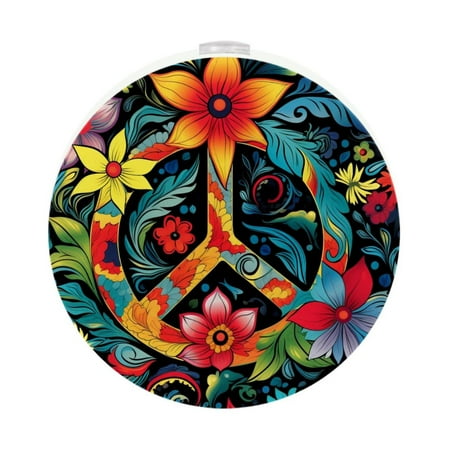 Peace Sign Round LED Night Light-2PCS Portable Plug-in Wall Lamp with Soft Glow Energy-Saving Sensor Ideal for Bedroom Bathroom and Hallway
Peace Sign Round LED Night Light-2PCS Portable Plug-in Wall Lamp with Soft Glow Energy-Saving Sensor Ideal for Bedroom Bathroom and Hallway