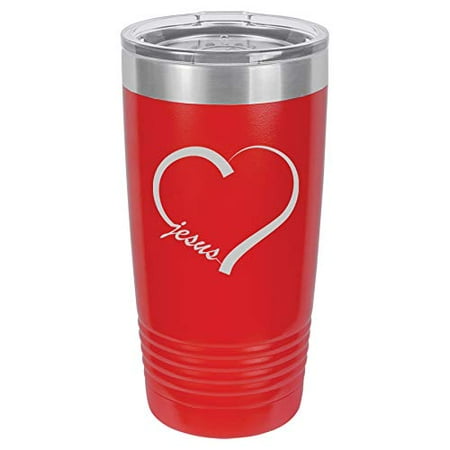 Tumbler Stainless Steel Vacuum Insulated Travel Mug Love Heart Jesus (Red 20 oz) 
Tumbler Stainless Steel Vacuum Insulated Travel Mug Love Heart Jesus (Red 20 oz)