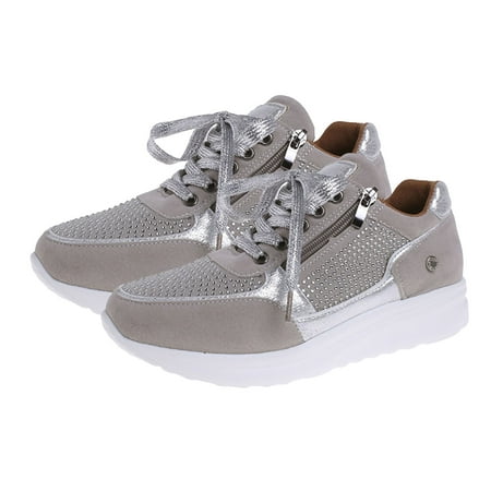 huanledash Women Casual Rhinestone Lace Up Platform Climbing Hiking Running Sneakers Shoes
huanledash Women Casual Rhinestone Lace Up Platform Climbing Hiking Running Sneakers Shoes