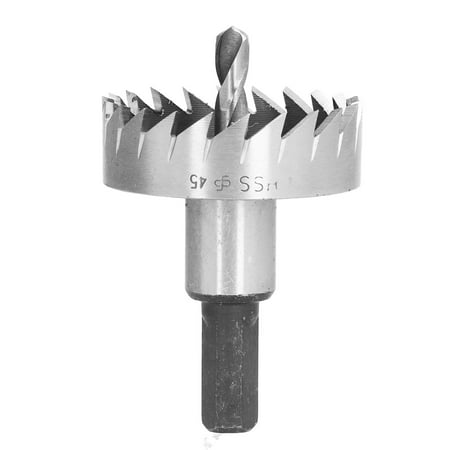 Tebru HSS Hole Saw 45mm / 1.7in HSS Hole Saw High Speed Steel Hole Saw Cutting Tool For Metal Copper Stainless Steel Iron Plate High Speed Steel Hole Opener
Tebru HSS Hole Saw 45mm / 1.7in HSS Hole Saw High Speed Steel Hole Saw Cutting Tool For Metal Copper Stainless Steel Iron Plate High Speed Steel Hole Opener
