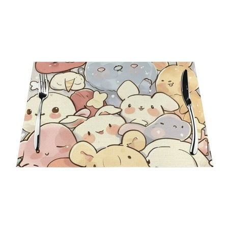 Cartoon art Dining mat washable heat-resistant indoor/outdoor dining mat vinyl woven non slip dining mat for restaurant table protection PVC dining mat
Cartoon art Dining mat washable heat-resistant indoor/outdoor dining mat vinyl woven non slip dining mat for restaurant table protection PVC dining mat