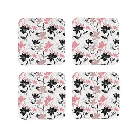 Coasters Set of 4 - Colorful Lilies Flowers Drink Coasters for Tabletop Protection Leather Coasters for Living Room Decor and Housewarming Gift Square
Coasters Set of 4 - Colorful Lilies Flowers Drink Coasters for Tabletop Protection Leather Coasters for Living Room Decor and Housewarming Gift Square