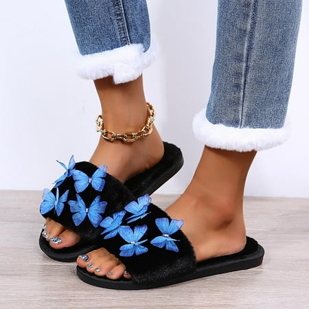 Qepwscx Slippers For Women Moccasin Style Warm Slippers For Women Autumn And Winter Women Flat Bottomed Shoes Sandals Casual Butterfly Woolly Slippers Outside Womens House Shoes
Qepwscx Slippers For Women Moccasin Style Warm Slippers For Women Autumn And Winter Women Flat Bottomed Shoes Sandals Casual Butterfly Woolly Slippers Outside Womens House Shoes
