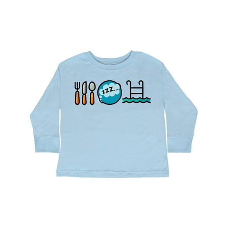 Inktastic Swimming Eat Sleep Swim Gift Toddler Boy or Toddler Girl Long Sleeve T-Shirt
Inktastic Swimming Eat Sleep Swim Gift Toddler Boy or Toddler Girl Long Sleeve T-Shirt