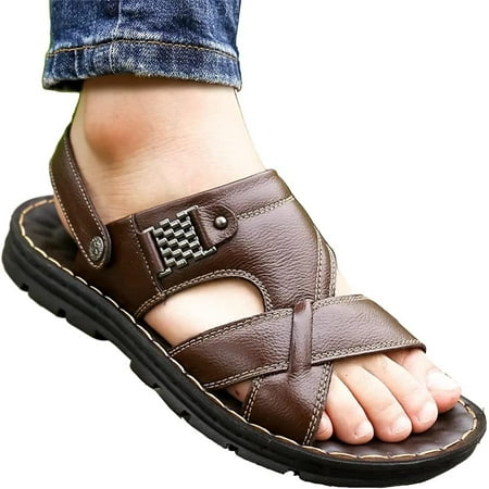 Summer Shoes Men s Leather Sandals Casual Beach Slippers Platform Sandals Outdoor Striped Shoes Men s Shoes (Color : D Size : 41)
Summer Shoes Men s Leather Sandals Casual Beach Slippers Platform Sandals Outdoor Striped Shoes Men s Shoes (Color : D Size : 41)