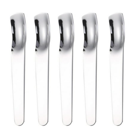 5Pcs Dessert Spoons Coffee Stirring Spoons Food Serving Spoons Kitchen Spoons