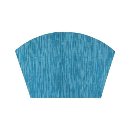 jiawei Fan-shaped Non-slip Western Placemat Restaurant PVC Heat Resistant Table Mat
jiawei Fan-shaped Non-slip Western Placemat Restaurant PVC Heat Resistant Table Mat