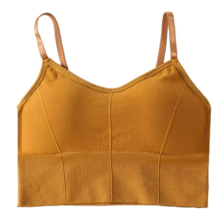 TINYSOME Women Seamless Spaghetti Strap Underwear Sexy V-Neck Backless Push Up Padded Bralette Solid Color Wirefree Ribbed Vest
TINYSOME Women Seamless Spaghetti Strap Underwear Sexy V-Neck Backless Push Up Padded Bralette Solid Color Wirefree Ribbed Vest