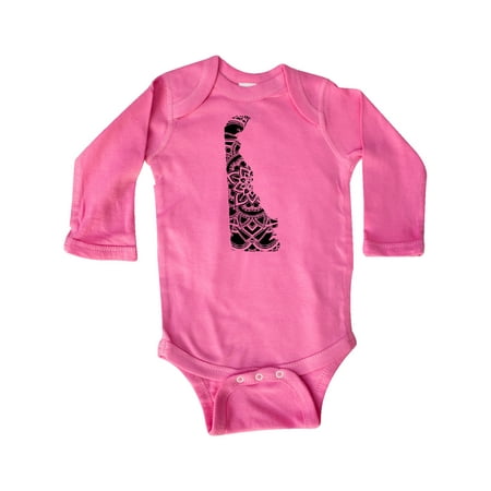 Inktastic Delaware Silhouette Mandala Gift Baby Boy or Baby Girl Long Sleeve Bodysuit
Inktastic Delaware Silhouette Mandala Gift Baby Boy or Baby Girl Long Sleeve Bodysuit