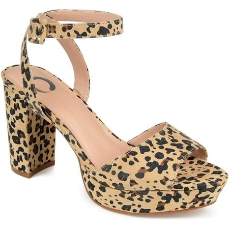 Journee Collection Womens Nairri Pump 7 Leopard
