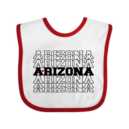 Inktastic I Love AZ Mirror Words Gift Baby Boy or Baby Girl Bib
