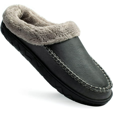 QWZNDZGR Men s Slippers Faux Lrather Upper Moccasin House Shoes with Fuzzy Plush Lining Indoor and Outdoor
QWZNDZGR Men s Slippers Faux Lrather Upper Moccasin House Shoes with Fuzzy Plush Lining Indoor and Outdoor