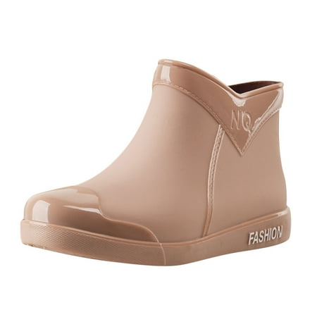 Boots for Women Ladies Short Rain Boots Waterproof Garden Shoes Non Slip Ladies Comfortable Insole Fashion Lightweight Ankle Rain Boots Scrub Outdoor Work Shoes Khaki
Boots for Women Ladies Short Rain Boots Waterproof Garden Shoes Non Slip Ladies Comfortable Insole Fashion Lightweight Ankle Rain Boots Scrub Outdoor Work Shoes Khaki