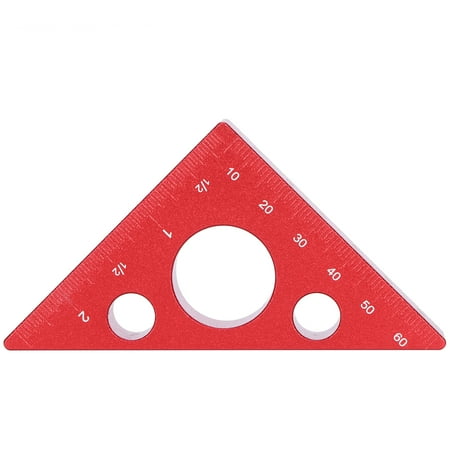 Spptty Triangular Ruler Right Angle Ruler Aluminum Alloy Triangular Ruler Thicken Height Ruler DIY Woodworking Measuring Tool
Spptty Triangular Ruler Right Angle Ruler Aluminum Alloy Triangular Ruler Thicken Height Ruler DIY Woodworking Measuring Tool