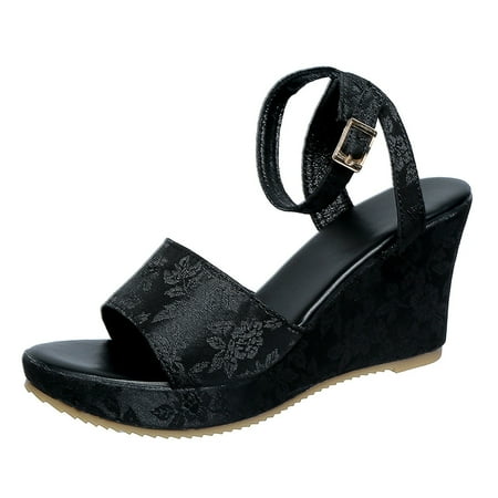 Vuygyu Women s Summer Open Toe Thick Bottom Slope Heel High Heeled Sandals Leopard Print Womens Sandals Heel Sandals for Women Closed Toe Women s Wide Sandals Fancy Sandals for Women Flat Dress
Vuygyu Women s Summer Open Toe Thick Bottom Slope Heel High Heeled Sandals Leopard Print Womens Sandals Heel Sandals for Women Closed Toe Women s Wide Sandals Fancy Sandals for Women Flat Dress