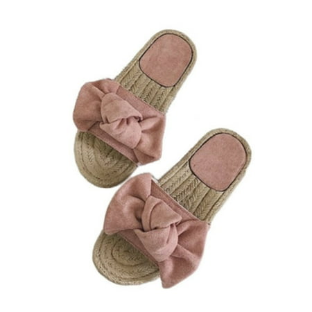 Women Butterfly-Knot Slippers Breathable Lightweight Flat Open Sandals for Summer 40
Women Butterfly-Knot Slippers Breathable Lightweight Flat Open Sandals for Summer 40