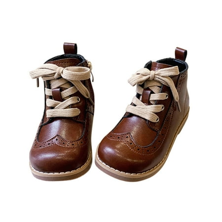 Lacyhop Children Party Casual Booties Vintage Round Toe Leather Boot Wingtip Oxford Shoes Brown 1Y
Lacyhop Children Party Casual Booties Vintage Round Toe Leather Boot Wingtip Oxford Shoes Brown 1Y