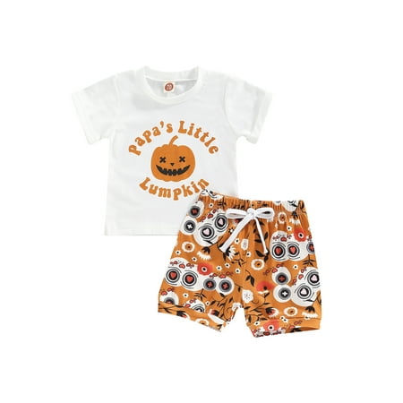 aturustex Halloween 2Pcs Baby Girl Outfit Short Sleeve Pumpkin Ghost Top +Drawstring Floral Pants Casual Clothes 0-24 Months
aturustex Halloween 2Pcs Baby Girl Outfit Short Sleeve Pumpkin Ghost Top +Drawstring Floral Pants Casual Clothes 0-24 Months