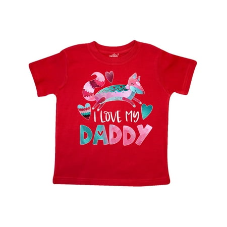 Inktastic I Love My Daddy Pink and Blue Fox with Hearts Gift Toddler Boy or Toddler Girl T-Shirt
Inktastic I Love My Daddy Pink and Blue Fox with Hearts Gift Toddler Boy or Toddler Girl T-Shirt