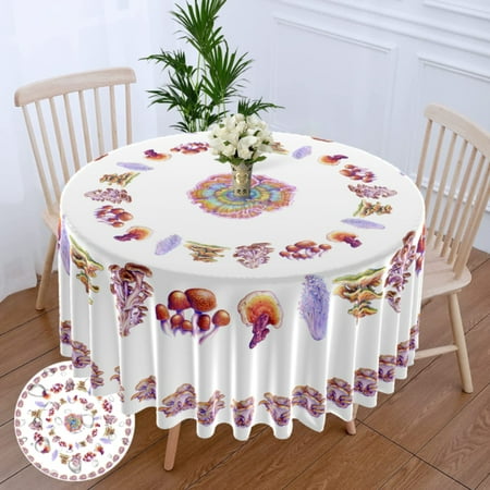 QUTETN 1 Piece Simple Elegant Light Colored Floral Circular Tablecloth Waterproof Terrace Table Cover Bohemian Style 63 inch Tablecloth
QUTETN 1 Piece Simple Elegant Light Colored Floral Circular Tablecloth Waterproof Terrace Table Cover Bohemian Style 63 inch Tablecloth