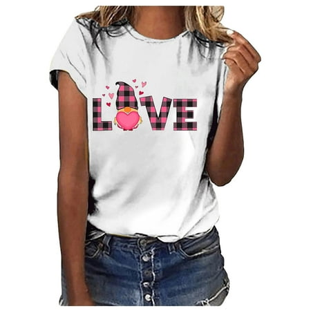 White Blouse for Women Going Out Blouses for Women Fashion Woman Causal Round-Neck Printing Blouse Short Sleeve T-Shirt Tops Going Out Blouses for Women White M
White Blouse for Women Going Out Blouses for Women Fashion Woman Causal Round-Neck Printing Blouse Short Sleeve T-Shirt Tops Going Out Blouses for Women White M