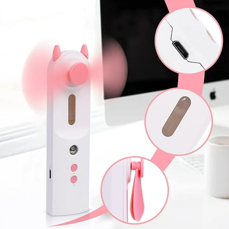 HandFan Portable Misting Fan Rechargeable Handheld Personal Mister Fan Water Spray Mist Fan for Travel Camping Outdoors Makeup
HandFan Portable Misting Fan Rechargeable Handheld Personal Mister Fan Water Spray Mist Fan for Travel Camping Outdoors Makeup