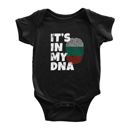 It s In My DNA Bulgarian Flag Country Pride Cute Baby Bodysuit (Black 18-24 Months)
It s In My DNA Bulgarian Flag Country Pride Cute Baby Bodysuit (Black 18-24 Months)