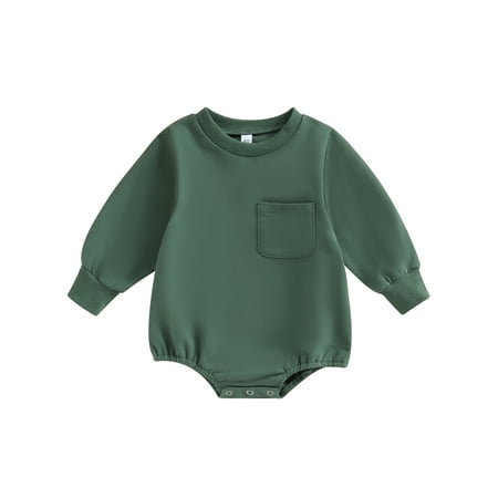 Musuos Toddler Baby Sweatshirt Rompers Solid Color Long Sleeve Jumpsuit Cute Clothes for Newborn Infant Girl Boy
Musuos Toddler Baby Sweatshirt Rompers Solid Color Long Sleeve Jumpsuit Cute Clothes for Newborn Infant Girl Boy
