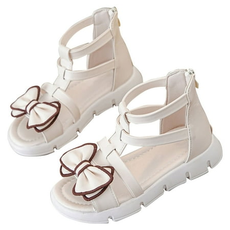 ZRBYWB Girls Sandals Cute Open Toe Bow Tie Breathable Heel Zipper Summer Shoes With Soft Bottom (Little Kid/Big Kid) Summer Shoes
ZRBYWB Girls Sandals Cute Open Toe Bow Tie Breathable Heel Zipper Summer Shoes With Soft Bottom (Little Kid/Big Kid) Summer Shoes