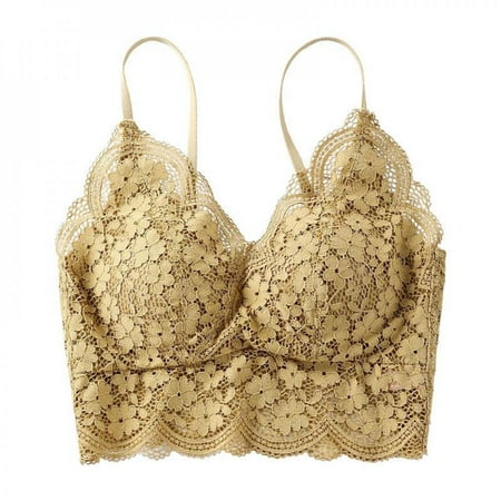 Elaydool Women Lace Bras Seamless Hollow Wrapped Chest Gathered Underwear Removable Chest Pad Comfort Lingerie
Elaydool Women Lace Bras Seamless Hollow Wrapped Chest Gathered Underwear Removable Chest Pad Comfort Lingerie
