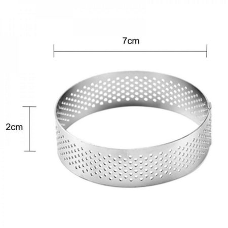 Final Clear Out! Round Perforated Breathable Mousse Cake Ring Non-stick Stainless Steel Cake Ring Tool Fondant Cheese Decor Baking Pastry Tools
Final Clear Out! Round Perforated Breathable Mousse Cake Ring Non-stick Stainless Steel Cake Ring Tool Fondant Cheese Decor Baking Pastry Tools