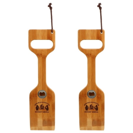 2pcs Barbecue Wood Shovel Kitchen Bbq Wooden Cleaning Spatula with Bottle Opener
2pcs Barbecue Wood Shovel Kitchen Bbq Wooden Cleaning Spatula with Bottle Opener