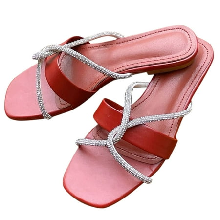 Aayomet Slippers for Women Indoor And Outdoor On For Women Sandals Fashion Strap Shoes Slippers Slip Women s Summer Sliders Red 8.5
Aayomet Slippers for Women Indoor And Outdoor On For Women Sandals Fashion Strap Shoes Slippers Slip Women s Summer Sliders Red 8.5