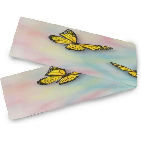 Hyjoy Table Runner Colorful Butterfly Machine Washable Non-Slip Farmhouse Table Runners for Dinner Party Holidays Home Decor 13 x 70 Inch
Hyjoy Table Runner Colorful Butterfly Machine Washable Non-Slip Farmhouse Table Runners for Dinner Party Holidays Home Decor 13 x 70 Inch