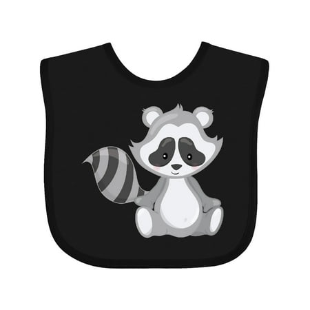 Inktastic Cute Woodland Animal Raccoon Gift Baby Boy or Baby Girl Bib