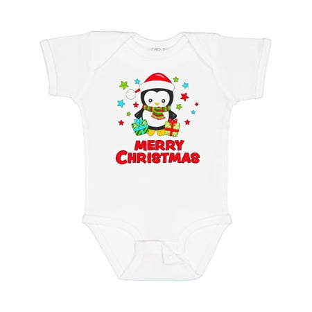 Inktastic Merry Christmas Penguin in Santa Hat with Gifts Gift Baby Boy or Baby Girl Bodysuit
Inktastic Merry Christmas Penguin in Santa Hat with Gifts Gift Baby Boy or Baby Girl Bodysuit