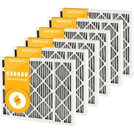 SpiroPure 18.13x32.88x2 MERV 8 Odor Reduction Air Filters - Made in USA (6 Pack)
SpiroPure 18.13x32.88x2 MERV 8 Odor Reduction Air Filters - Made in USA (6 Pack)