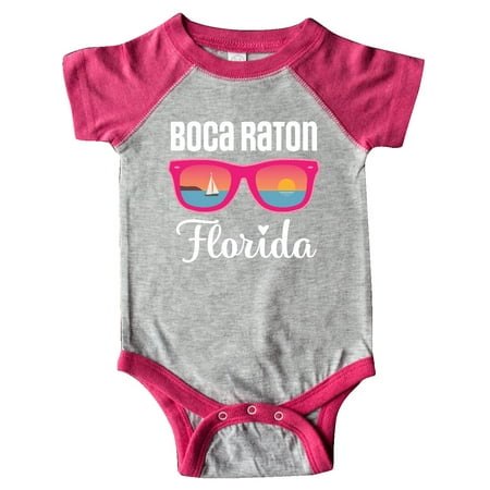 Inktastic Boca Raton Florida Vacation Gift Baby Girl Bodysuit